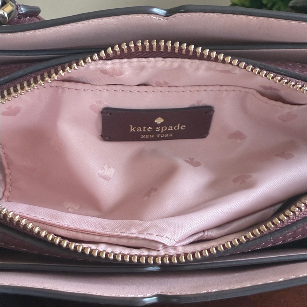 KATE SPADE ♠️ New York "Tippy" SMALL TRIPLE COMPARTMENT SATCHEL BAG 🌟EUC🌟 - Picture 13 of 17